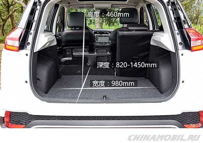 Haima S5 Young: Trunk size